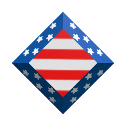 Stars & Stripes Gemstone artwork