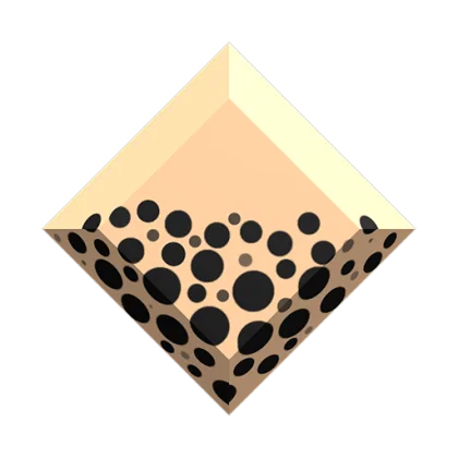 Bubble Tea Gemstone artwork