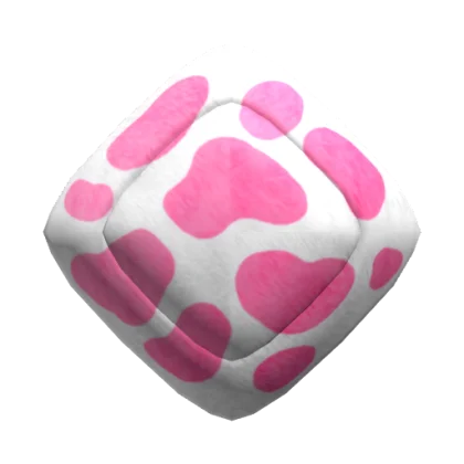 Strawberry Moo Plushie Gemstone artwork