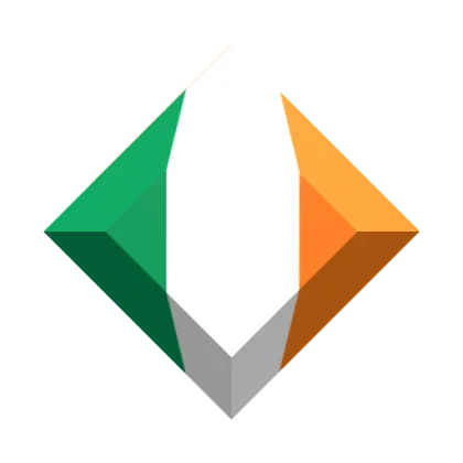 Ireland Flag Gemstone artwork