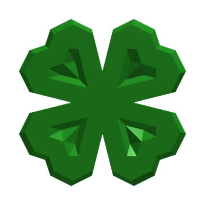 Lucky Shamrock Gemstone artwork