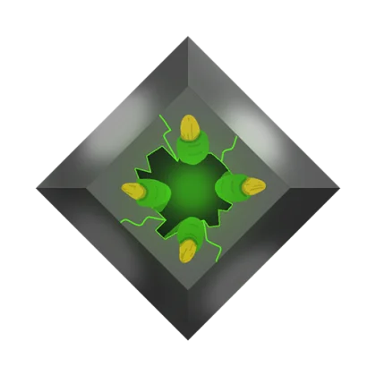 Cave Monster Gemstone artwork