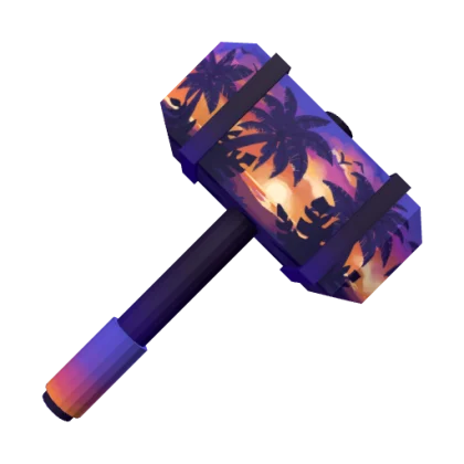 Sunset Beach Hammer artwork