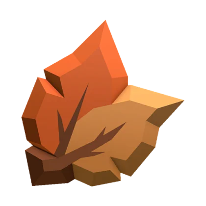 Autumn Leaves Gemstone artwork