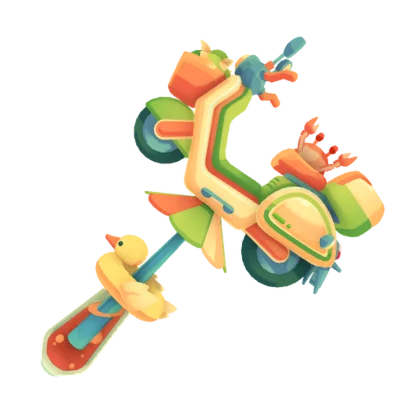 Duck Bike Hammer artwork