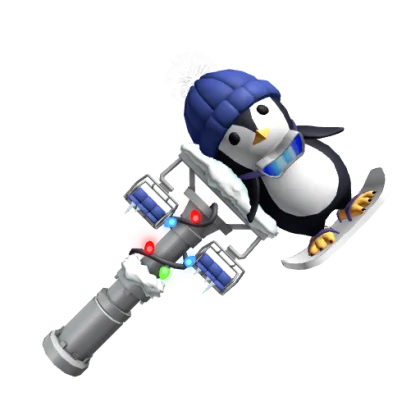 Snowboarder Penguin Hammer artwork