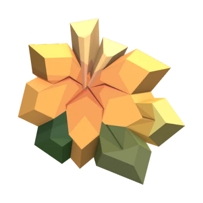 Lilium Flower Gemstone artwork