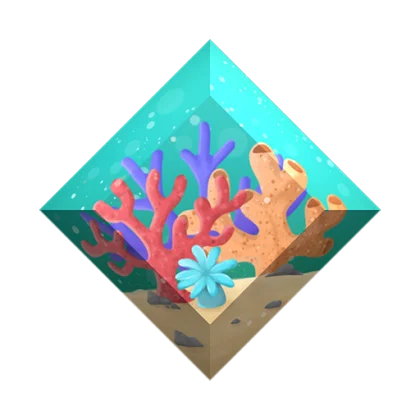 Coral Reefs Gemstone artwork