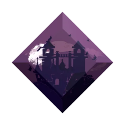 Dracula's Castle Gemstone artwork