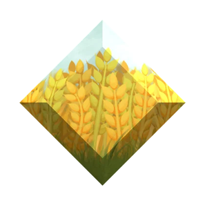 Wheat Field Gemstone artwork