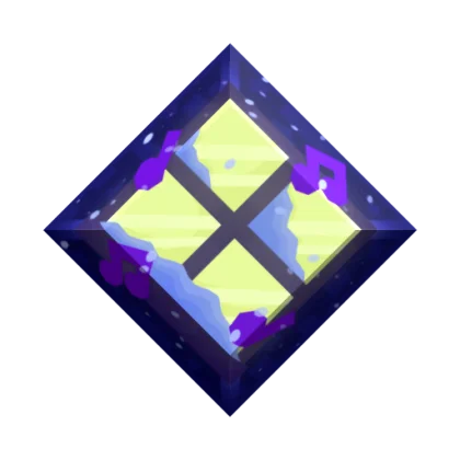Snowy Window Gemstone artwork