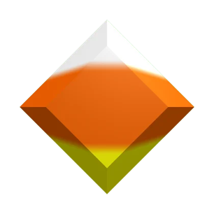 Candy Corn Gemstone artwork