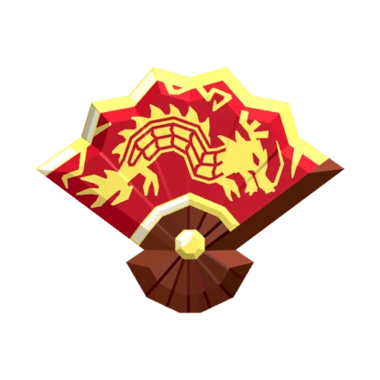 Dragon Fan Gemstone artwork