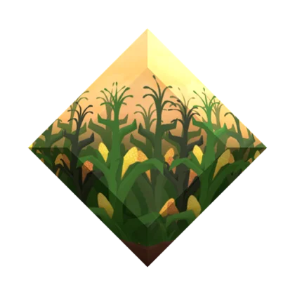 Corn Crops Gemstone artwork