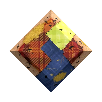 Scarecrow Patches Gemstone artwork