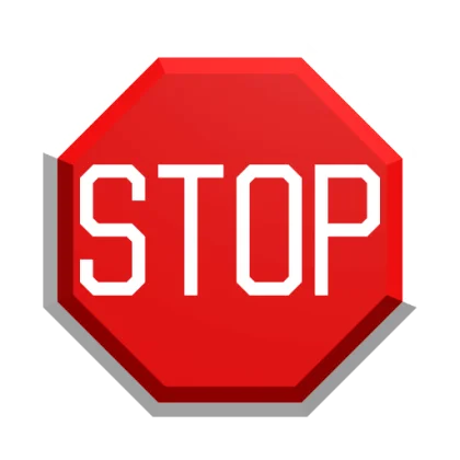 Stop Sign Gemstone artwork