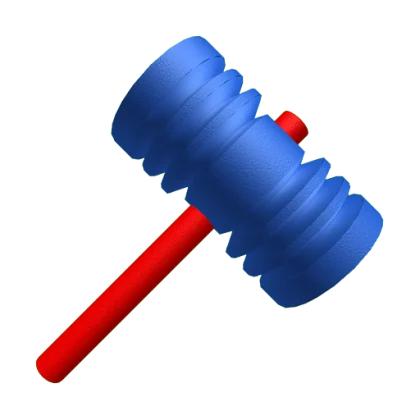 Blue Squeaky Hammer artwork