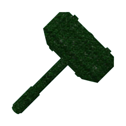 Green Knitted Hammer artwork
