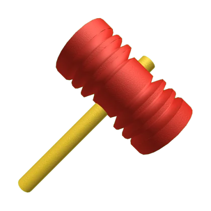 Red Squeaky Hammer artwork