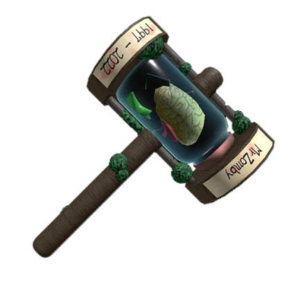 Zombie Brain Jar Hammer artwork