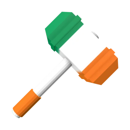 Ireland Flag Hammer artwork