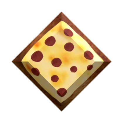 Recycled Pizza Gemstone artwork