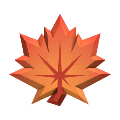 Autumn Leaf Gemstone artwork