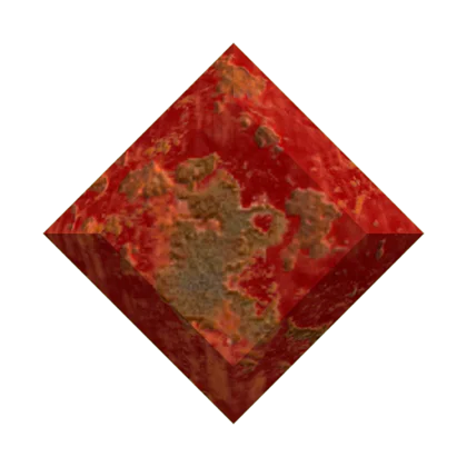 Rusty Red Gemstone artwork