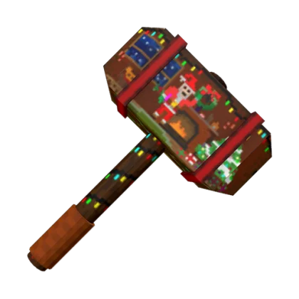 Pixel Christmas Hammer artwork